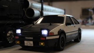 Initial D Toyota Trueno RC Car [upl. by Iadrahs]