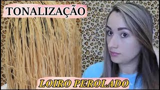 TONALIZAÇÃO LOIRO PEROLADO EM CASA  902 RICHESSE  Por Fabby Araujo [upl. by Kamat422]