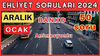 EHLİYET SINAV SORULARI 2023 ARALIK 2024 OCAK EHLİYET ÇIKMIŞ SORULAR [upl. by Valerian]