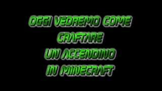 tutorial veloce su come craftare un accendino in minecraft [upl. by Clover]