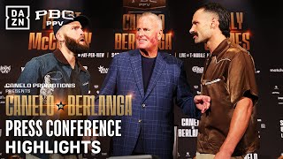 UNDERCARD PRESS CONFERENCE HIGHLIGHTS  Canelo Alvarez vs Edgar Berlanga [upl. by Ahsinra]