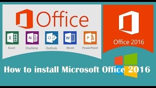 How to install Microsoft Office 2016 [upl. by Eido]