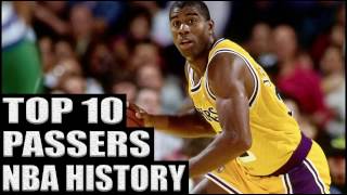 Top 10 Best Passers in NBA History [upl. by Alleira151]