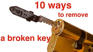 10 Best Ways To Remove a Broken Key [upl. by Luamaj]