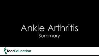 Ankle Arthritis Summary [upl. by Leno528]