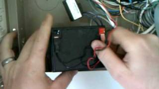 Changing a Battery in an Alarm Panel [upl. by Margreta]