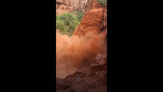 More than 100 people rescued over the weekend at Havasupai Falls [upl. by Rolyks]