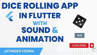 Dice Rolling App in Flutter with Rolling Sound and Animation [upl. by Clovah]