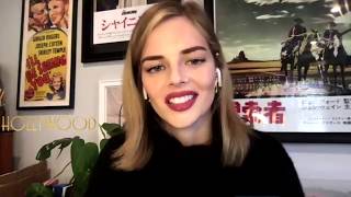 Samara Weaving quotHollywoodquot Interview [upl. by Pedrick]