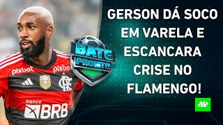 CRISE Gerson ACERTA SOCO em Varela em TREINO do Flamengo Palmeiras VENCE  BATE PRONTO [upl. by Tsenre]