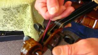 How to Change a Violin String [upl. by Koressa904]