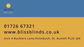 Bliss Blinds St Austell [upl. by Idurt]