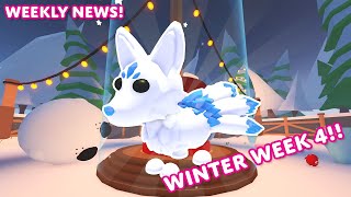 🧊 GLACIER KITSUNE 🦊 New Minigame 🗞️ Weekly News🎄Adopt Me on Roblox [upl. by Higginson]