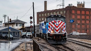 Metra SD70MACH in Revenue Service featuring K5LLA action [upl. by Moberg]