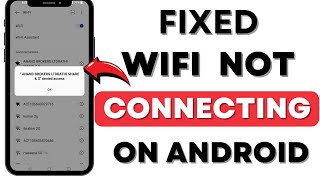 How to Fix WiFi Connection Issues on Android Phones 2024 Guide [upl. by Dalia]