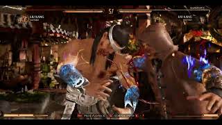 MK1 On Rank Liu Kang Mirror Match [upl. by Clardy667]