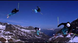 Freestyle Skiing Madness in Kaunertal  Legs of Steel  Park clip [upl. by Cathrine]