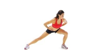 Hip groin and inner thigh  Adductor stretch in standing [upl. by Shay]