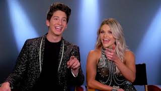 Milo Manheim and Witney Carson Interview [upl. by Ahsienat664]