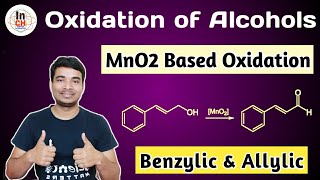 MnO2 Based oxidation of Alcohols 😇  All types of Oxidation amp Reduction Reactions of Alcohol ☑️ [upl. by Novick]