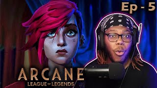 Vi amp Caitlyn 😉☺️ ARCANE 1x5 Reaction [upl. by Wei]