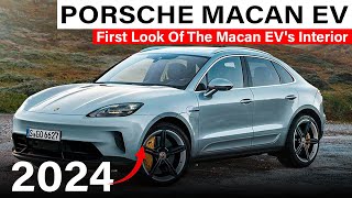 2024 PORSCHE MACAN EV  Official First Look Of The Macan EVs Interior  Cars Trend Wow [upl. by Nasho]