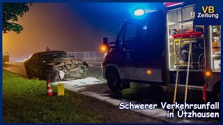 Schwerer Verkehrsunfall in Uetzhausen 🚨  📰 Vogelsberger Zeitung [upl. by Staw]