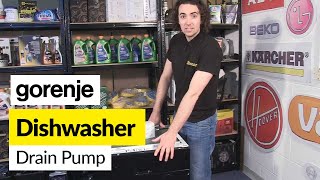 How to Replace a Dishwasher Drain Pump  Gorenje [upl. by Gnilrac]