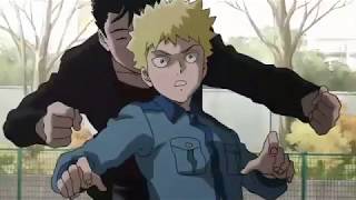 Hanazawa attacks claw  Hanazawa vs Ultimate 5 Shimazaki  Mob Psycho 100 Season 2 [upl. by Ojillib]