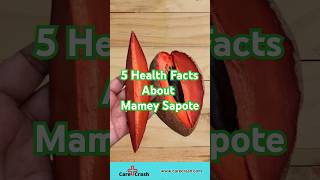 5 Health Facts You Didnt Know About Mamey Sapote 🍈  CareCrash [upl. by Crane]