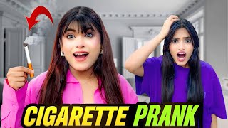 Cigarette 🚬 Prank On My Family  Bohot Pitayi Hui 😭  Mahjabeen Ali [upl. by Annalise]