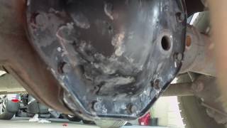 Dodge ram rear differential oil change [upl. by Davita112]