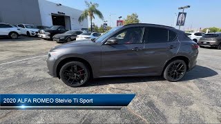 2020 ALFA ROMEO Stelvio Ti Sport Sport Utility [upl. by Halland]