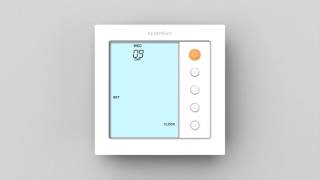 Setting the Clock  Heatmiser edge Series [upl. by Nal]