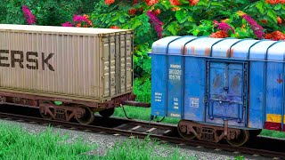 CONTAINER WAGON COUPLING BCNA WAGON  BUMPY RAILROAD  Train Simulator  Railwork  NTG GAMING [upl. by Pomfrey]