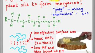 Hydrogenation of oils to form margarine [upl. by Aizan]