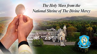 Wed Dec 4  Holy Catholic Mass from the National Shrine of The Divine Mercy [upl. by Enelrats]