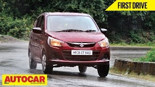 2014 Maruti Suzuki Alto K10  First Drive Video Review  Autocar India [upl. by Safoelc]