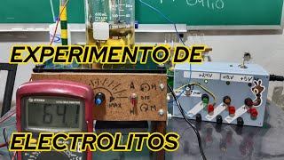 ELECTROLITOS FUERTES Y DEBILES1 quimica ciencia edutuber aprendizaje electricidad [upl. by Hannahoj745]