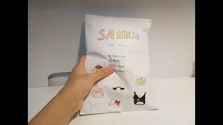 Unboxing sanrio blind bag asmr sanrio satisfyingvideo blindbag diy [upl. by Hillari]