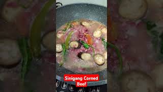 Sinigang Corned Beef sinigang cornedbeef food lunch [upl. by Tihor]