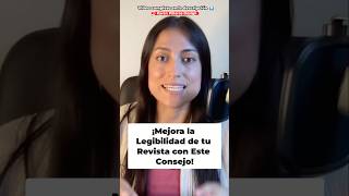 🖋️¡Mejora la Legibilidad de tu Revista con Este Consejo✨ [upl. by Dnomasor55]