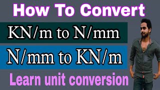 How to convert KNm to Nmm  Nmm to KNmm  KNmm to Nmm [upl. by Labotsirc]