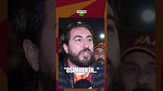 quotOsimhenin…quot galatasaray süperlig osimhen taraftar sokakröportajları röportaj [upl. by Limaa]