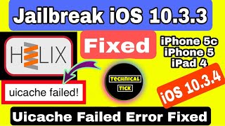 Fix uicache failed Jailbreak iOS 1033  1034 [upl. by Kimura]