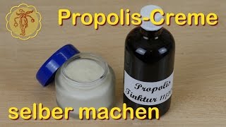 Propolis Gesichtscreme gegen unreine Haut selber machen [upl. by Riebling]