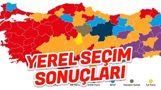 SEÇİM SONUÇLARI 2024 TÜM İLLER [upl. by Sidwell]