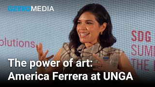 America Ferrera on Barbies global impact and the power of storytelling  GZERO Media [upl. by Borroff]