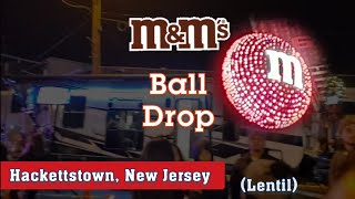 MampM Ball Drop Highlights New Years 2024 Lentil Hackettstown NJ [upl. by Lohman143]