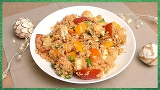 Vegetarischer Couscous Salat  Einfach Und Lecker [upl. by Eniamrej58]